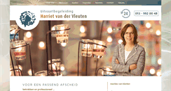 Desktop Screenshot of harrietvandervleuten.nl